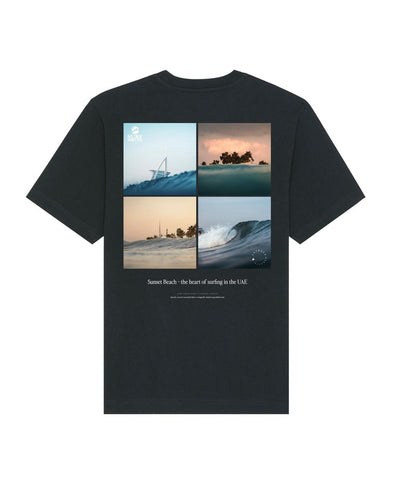 Surf House Dubai x Layback Visuals Collaboration Tee